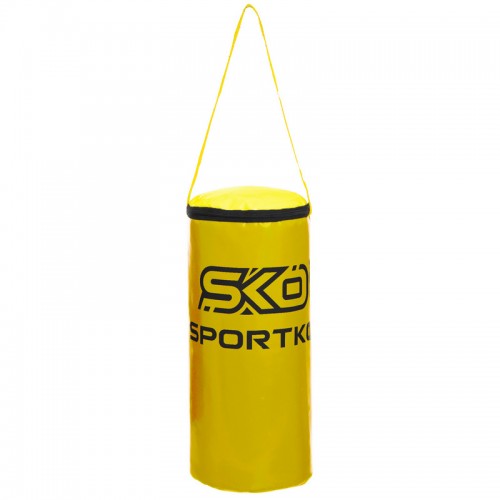 Мішок боксерський Sportko циліндр ремінне креплленіе 400 мм, жовтий, код: MP-10_Y-S52