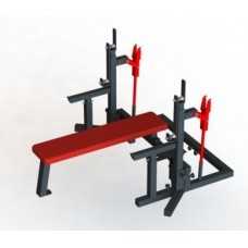 Лавка-трансформер Brustyle з нагнутими стійками, код: TC703.1 Лавка-трансформер Brustyle з нагнутими стійками, код: TC703.1