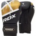 Боксерські рукавички RDX Rex Leather Black 10 ун, чорний, код: 40291-RX