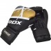 Боксерські рукавички RDX Rex Leather Black 10 ун, чорний, код: 40291-RX