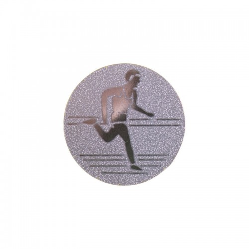 Жетон-наклейка PlayGame легка атлетика 25мм срібна, код: 25-0078_S-S52