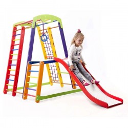 Дитячий спортивний куточок SportBaby Крихітка 1300х1300х1500 мм, код: Крихітка - 1 Plus 1-1