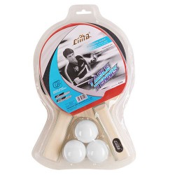 Ракетка для настільного тенісу Cima, 2 шт, 3 кульки., код: CM900-2-WS Ракетка для настільного тенісу Cima, 2 шт, 3 кульки., код: CM900-2-WS