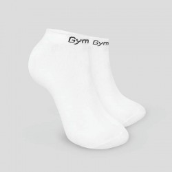 Шкарпетки GymBeam Ankle Socks 3Pack White розмір L/XL (39-43), білий, код: 310022-GB