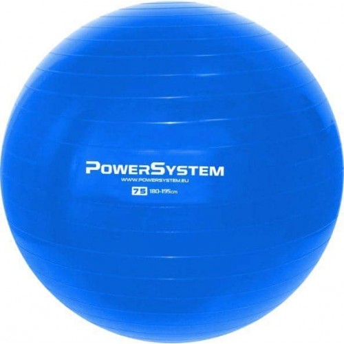 М"яч для фітнесу і гімнастики Power System Blue 750 мм, код: PS-4013_75cm_Blue