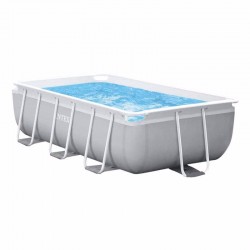 Прямокутний каркасний басейн Intex Prism Frame Pool 3000x1750x800 мм, код: 26784-IB