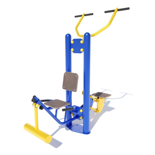 Вуличний тренажер Brustyle “Тяга зверху – розгинач стегна”, код: SG154 Вуличний тренажер Brustyle “Тяга зверху – розгинач стегна”, код: SG154