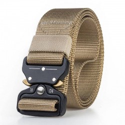 Ремінь тактичний військовий Tactical Assault Belt із пряжкою кобра койот, код: 1104-C-EF