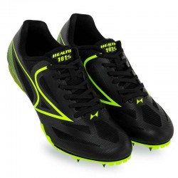 Шиповки для легкої атлетики Health розмір 43, чорний-салатовий, код: 181S_43BK
