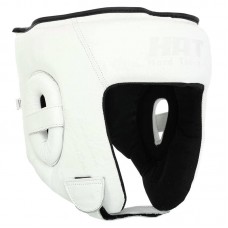 Шолом боксерський відкритий шкіряний Hard Touch M, білий, код: BO-4232_MW