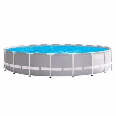 Круглий каркасний басейн Intex Prism Frame Pool, 6100x1320 мм, код: 26756-IB