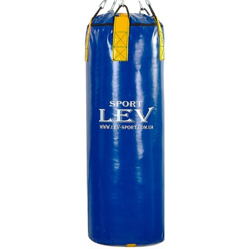Мішок боксерський Lev 850х280 мм, 20 кг, синій, код: LV-2802_BL
