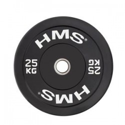 Диск олімпійський HMS BBR25 25 кг, чорний, код: 17-61-019-IN