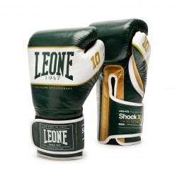 Боксерські рукавички Leone Shock X 10 унцій, зелений, код: 500213-RX