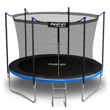 Батут Neo-Sport з внутрішньою сіткою 10 футів 312 см, чорно-синій, код: NS-10W241-IN