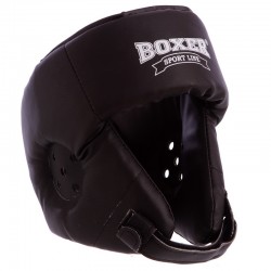 Шолом боксерський Boxer L чорний, код: 2028_LBK