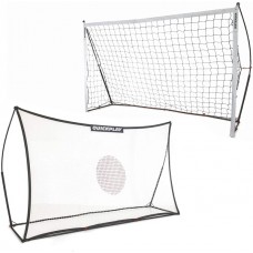 Футбольні ворота 2 в 1 Quickplay Kickster + сітка для відпрацювання удару 240x150 см, код: 5754-IN