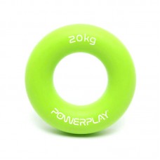 Еспандер кистьовий силіконовий PowerPlay Hand Grip Ring Medium 20 кг, зелений, код: PP_4324_20kg