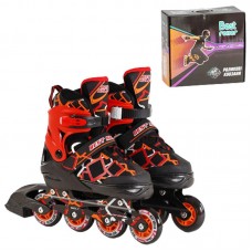 Ролики Toys Best Roller розмір M (35-38), чорний-помаранчевий, код: 202644-T