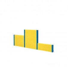 Бар'єр 3-х секційний InterAtletika для дресирування собак 3000х100х1200 мм, код: ВО002.1-SM