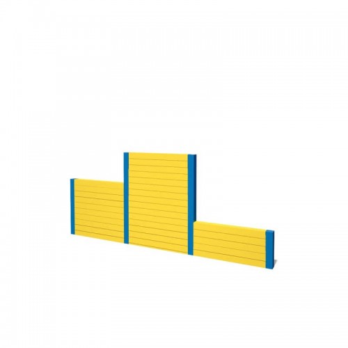 Бар'єр 3-х секційний InterAtletika для дресирування собак 3000х100х1200 мм, код: ВО002.1-SM