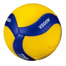 М"яч волейбольний Mikasa V200W №5, жовтий-синій, код: 4907225880980