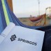 Гамак підвісний з дерев"яними перекладинами Springos 2000x800 мм, код: HM028