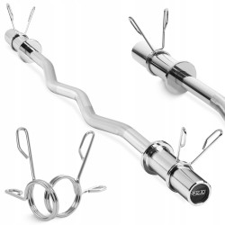 Гриф для штанги олімпійський без підшипників W-подібний 4Fizjo 1200 мм, 50 мм, код: P-5905973401180