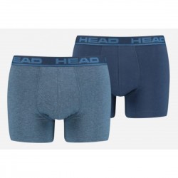 Труси-боксери Head Basic Boxer 2 пари, розмір M, синій, код: 8720245174770