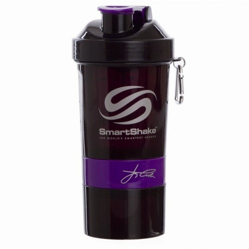 Шейкер 3-х камерний для спортивного харчування Smart Shaker Sign Jay Cutler 600мл, код: 6020027