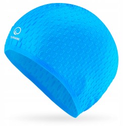 Шапочка для плавання Tsunami Texture синій, код: P-5905973401906