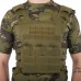 Плитоноска для бронепластин Tactical Military Rangers із системою Molle, оливковий, код: ZK-5515_OL