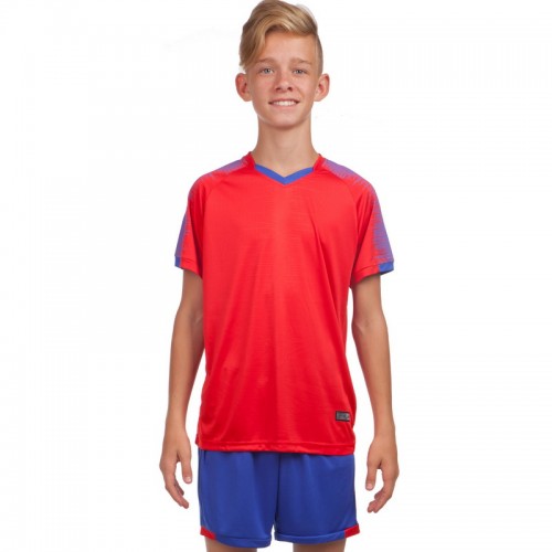 Футбольна форма підліткова PlayGame Lingo розмір 26, ріст 125-135, червоний-синій, код: LD-5023T_26RBL