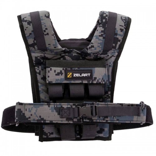 Жилет утяжелитель Record з регулюванням ваги камуфляж 10 кг, код: TA-3271-10-S52 Жилет утяжелитель Record з регулюванням ваги камуфляж 10 кг, код: TA-3271-10-S52