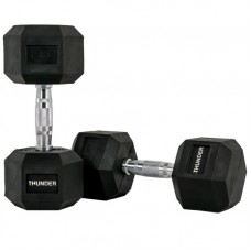 Гантель шестигранна Thunder 15 кг, код: HEXAGONAL-DUMBBELLS-15KG-IN
