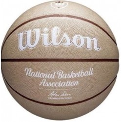 М"яч баскетбольний Wilson NBA Forge Plus Heritage BSKT Tan №7, кремово-коричневий, код: 097512618373