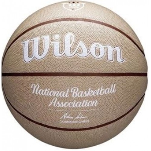 М"яч баскетбольний Wilson NBA Forge Plus Heritage BSKT Tan №7, кремово-коричневий, код: 097512618373