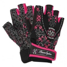 Рукавички жіночі для фітнесу Power System Classy S Pink, код: PS_2910_S_Black/Pink