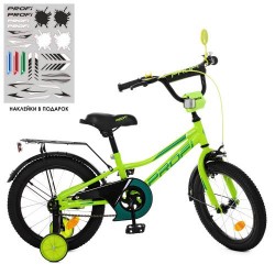 Велосипед детский Profi Kids Prime d=16, салатовый, код: Y16225-MP