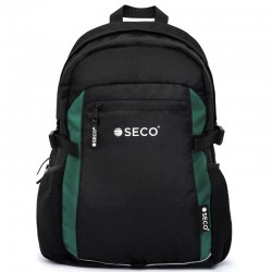 Рюкзак Seco Zurdo Black 440х280х200мм, чорний-зелений, код: 22290207-SE