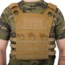 Плитоноска для бронепластин Tactical Military Rangers із системою Molle, хакі, код: ZK-5515_CH