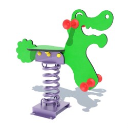 Качалка на пружині Miros “Крокодил”, код: DIOS1119HDPE