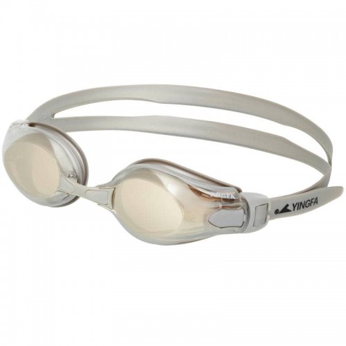 Окуляри для плавання дорослі дзеркальні лінзи Yingfa сірий, код: Y2800AF-M_GR