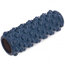 Роллер для занять йогою і пілатесом FitGo Grid Bubble Roller, синій, код: FI-5714_BL