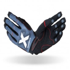 Рукавички для фітнесу MadMax MXG-102 X Gloves Black/Grey/White M, код: MXG-102-GRY_M