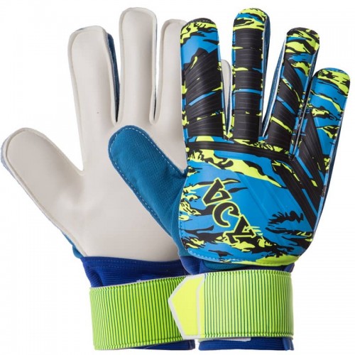 Воротарські рукавиці дитячі з захистом пальців PlayGame VCY розмір 6, синій, код: FB-931B_6BL