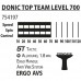 Ракетка для настільного тенісу Donic Top Team 700, код: 754197