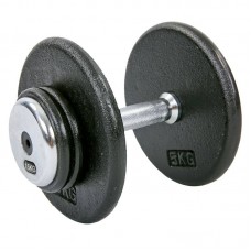 Гантель цілісна професійна сталева Record 1х15 кг, код: TA-7231-15 Гантель цілісна професійна сталева Record 1х15 кг, код: TA-7231-15