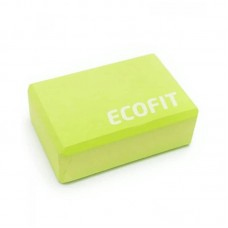 Блок для йоги Ecofit 80х150х230мм, зелений, код: К00015230