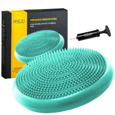 Балансувальна подушка-диск 4Fizjo PRO+ 33 см (сенсомоторна) масажна, м"ятний, код: P-5907739314468 Балансувальна подушка-диск 4Fizjo PRO+ 33 см (сенсомоторна) масажна, м"ятний, код: P-5907739314468